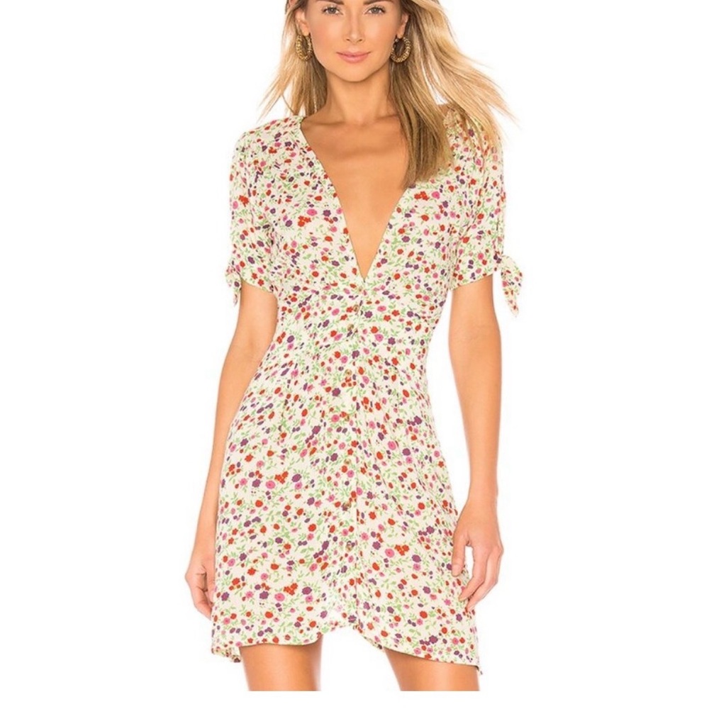 Faithfull The Brand Marianne Mini Dress in
Bastille Floral